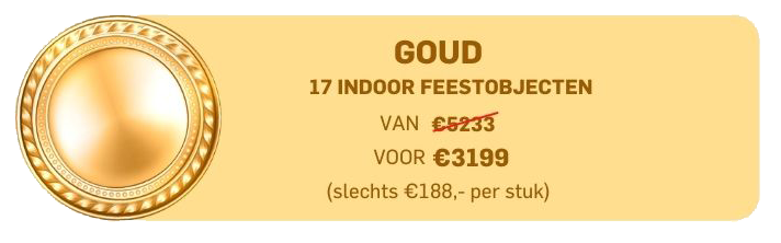 Voordeelpakket goud Indoor opblaasbare feestobjecten sarah en abraham kopen