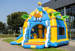 Beach opblaasbaar overdekt springkasteel bestellen bij JB Inflatables Nederland. Koop online springkastelen bij JB Inflatables Nederland