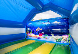 Bestel slide combo seaworld thema springkussen voor kinderen. Koop opblaasbare springkussens online bij JB Inflatables Nederland