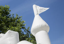 Standaard luchtkussens in huwelijk thema in de vorm van een kasteel kopen voor kinderen. Koop luchtkussens online bij JB Inflatables Nederland