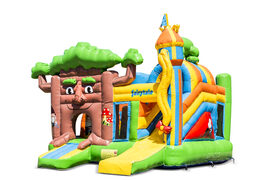 Bestel medium opblaasbare sprookjes springkasteel met glijbaan voor kinderen. Koop opblaasbare springkastelen online at JB Inflatables Nederland 