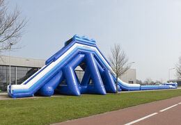 Haal uw 11meter hoge en 53 meter lange monsterslide met een dubbele trap voor kinderen. Bestel opblaasbare glijbanen nu online bij JB Inflatables Nederland