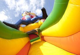 Indrukwekkende opblaasbare piraat themed glijbaaan met een plonsbad bestellen voor kids. Koop opblaasbare glijbanen nu online bij JB Inflatables Nederland