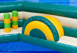 Koop een dubbele opblaasbare Zig Zag stormbaan in jungle thema voor kids. Bestel opblaasbare waterattracties nu online bij JB Inflatables Nederland