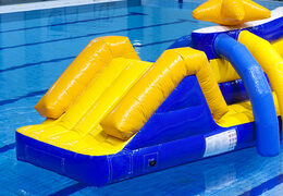 Bestel dubbele Zig Zag Zee zwembadstormbaan voor zowel jong als oud. Koop opblaasbare waterattracties nu online bij JB Inflatables Nederland