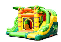 Bestel mini opblaasbare jungle luchtkussen met glijbaan voor kinderen. Koop opblaasbare luchtkussens online at JB Inflatables Nederland 