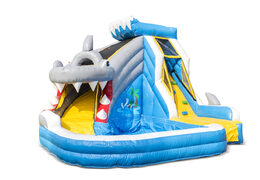 Bestel opblaasbaar multiplay springkasteel in thema shark voor kinderen bij JB Inflatables Nederland. Bestel springkastelen online bij JB Inflatables Nederland