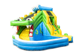 Multifunctioneel splashy krokodil springkussen kopen bij JB Inflatables Nederland. Bestel springkussens online bij JB Inflatables Nederland