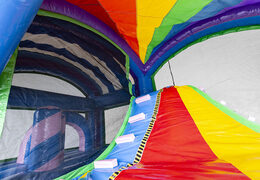 Koop medium opblaasbare unicorn springkasteel met glijbaan voor kinderen. Bestel opblaasbare springkastelen online at JB Inflatables Nederland 