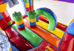 Koop medium opblaasbare lego luchtkussen met glijbaan voor kinderen. Bestel opblaasbare luchtkussens online at JB Inflatables Nederland 
