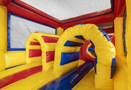 Bestel 13.5 meter lange modulaire standaard stormbaan met passende 3D objecten voor kids. Koop opblaasbare stormbanen nu online bij JB Inflatables Nederland