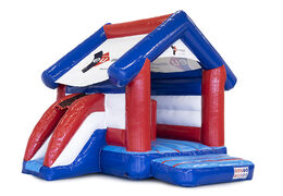 Bestel nu op maat gemaakte EU Immobilien Multifun springkastelen bij JB Promotions Nederland. Maatwerk opblaasbare reclame springkastelen in verschillende soorten en maten te koop