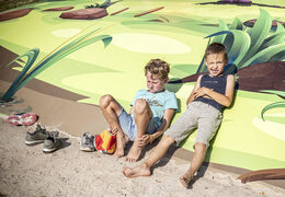 Maatwerk sprookje thema airmountain voor kinderen te koop. Bestel op maat gemaakte springbergen bij JB Inflatables Nederland