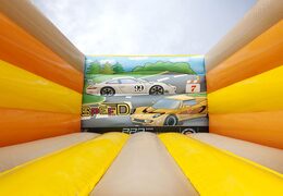 Klein open luchtkussen bestellen in thema auto voor kinderen. Bestel springkussens online bij JB Inflatables Nederland