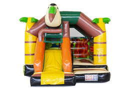 Opblaasbare slide combo amazone springkasteel te koop voor kinderen. Koop nu springkastelen met glijbaan bij JB Inflatables Nederland