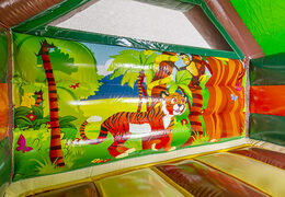 Koop opblaasbare slide combo amazone springkasteel voor kinderen. Bestel opblaasbare springkastelen met glijbaan bij JB Inflatables Nederland