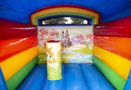 Klein opblaasbaar springkasteel voor commercieel gebruik in unicorn thema te koop voor kinderen. Bestel springkastelen online bij JB Inflatables