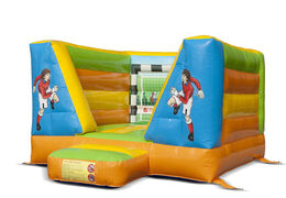 Mini open springkussen te koop in voetbal thema voor kinderen. Bestel springkussens online bij JB Inflatables Nederland