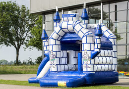 Midi overdekt multifun springkasteel met glijbaan kopen in kasteel thema voor kinderen. Koop springkastelen online bij JB Inflatables Nederlandline bij JB Inflatables 