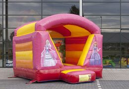 Klein overdekt springkussen te koop in thema prinses voor kinderen. Koop springkussens online bij JB Inflatables Nederland