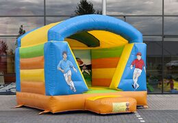 Mini overdekt luchtkussen in voetbal thema voor kinderen kopen. Koop nu luchtkussens online bij JB Inflatables Nederland