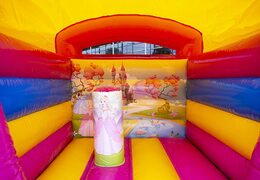 Klein springkasteel overdekt kopen in prinses thema voor kinderen. Bestel springkastelen online bij JB Inflatables Nederland