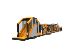 Adventure run stormbaan van 48.5meter lang kopen voor kinderen. Bestel opblaasbare stormbanen nu online bij JB Inflatables Nederland