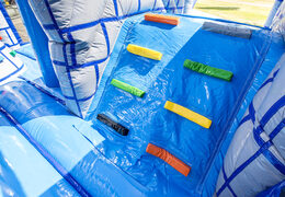 Multiplay indoor kasteel springkasteel met een glijbaan kopen voor kinderen. Bestel springkastelen online bij JB Inflatables Nederland