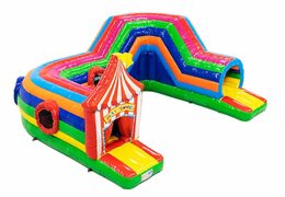 Koop een ruim kruiptunnel circus springkasteel voor kids. Bestel springkastelen online bij JB Inflatables Nederland