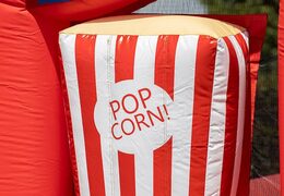 Opblaasbare schuim bubble park in thema rollercoaster kopen voor kids