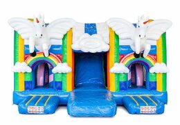 Multiplay XXL Unicorn springkasteel in een uniek design kopen voor kids. Bestel springkastelen online bij JB Inflatables Nederland
