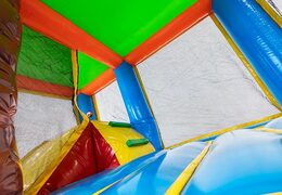 Overdekt opblaasbaar multiplay springkussen bestellen in thema Hawaï voor kids bij JB Inflatables Nederland. Koop springkussens online bij JB Inflatables Nederland