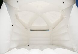 Standaard carrousel wit trouwkussen luchtkussen voor kinderen kopen. Bestel luchtkussens online bij JB Inflatables Nederland