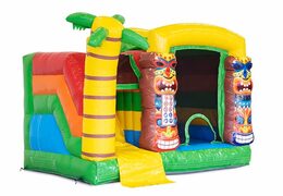 Mini splash bounce Hawaï springkussen met of zonder bad bestellen voor kinderen. Koop springkussen onlin bij JB Inflatables Nederland