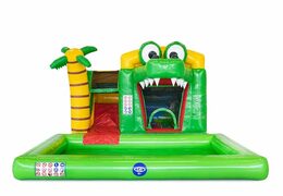 Multifunctioneel krokodil springkasteel bestellen bij JB Inflatables Nederland. Koop springkastelen online bij JB Inflatables Nederland