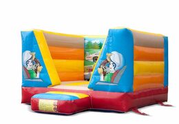 Mini open springkussen te koop in auto thema voor kinderen. Bestel springkussens online bij JB Inflatables Nederland