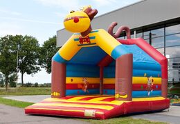 Super springkasteel overdekt kopen in aap thema voor kinderen. Koop springkastelen online bij JB Inflatables Nederland