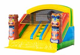 Multifunctioneel splashy bounce slide Hawaï springkussen kopen bij JB Inflatables Nederland. Bestel springkussens online bij JB Inflatables Nederland
