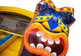 Bestel opblaasbaar springkasteel in Hawaï thema met of zonder bad voor kids. Koop springkastelen online bij JB Inflatables Nederland 
