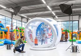 snowglobe luchtdicht met verschillende achtergrond en sneeuw effect om foto's te maken kopen