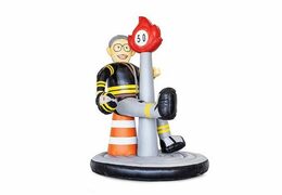 Sarah brandweer opblaasbare pop kopen voor verjaardag