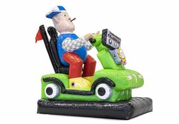 Opblaasbare Abraham pop blikvanger scootmobiel bestellen voor verjaardag 50 jubilaris bij JB Inflatables
