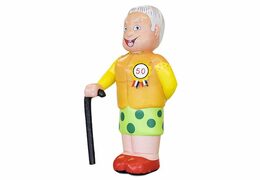 Koop opblaasbare Sarah pop getint blikvanger voor 50 verjaardag jubilaris feest bij JB Inflatables