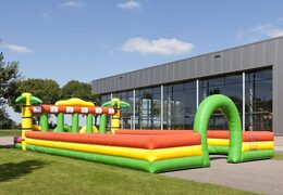 Opblaasbaar sport en spel bestellen hobbelpaard race zeskampspel dorpsfeest voor kids bij JB Inflatables