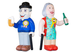 Opblaasbare Abraham en Sarah kopen