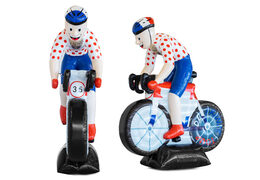 Opblaasbare pop Abraham wielrenner kopen voor jubileum