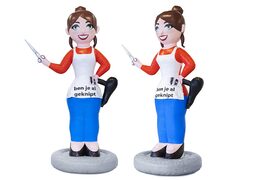 Opblaasbare Sarah pop kapster te koop