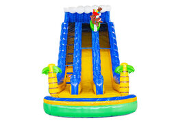 Opblaasbare waterglijbaan Waterslide D22 Hawai met tropisch thema te koop