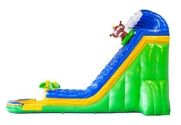 Inflatable waterglijbaan Waterslide D22 Hawai met tropisch thema kopen
