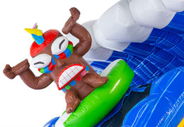 Inflatable waterglijbaan Waterslide D22 Hawai met tropisch thema te koop